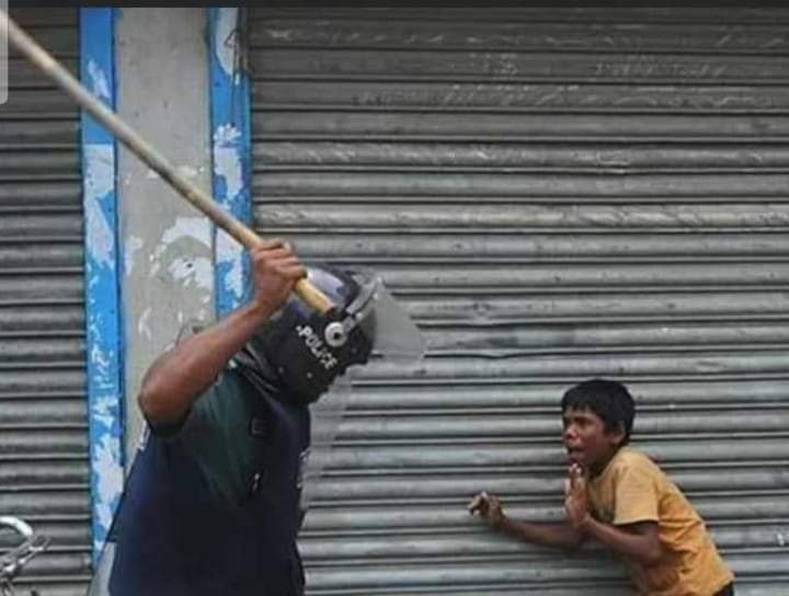 mpBinyamin's tweet photo. This is what is delhi police.... 
#DelhiBurns #nocaanonrc #DelhiFightHate #Delhi #delhivoilence #DelhiIsBurning #DelhiRiots2020 https://t.co/wh4NP1n0nq