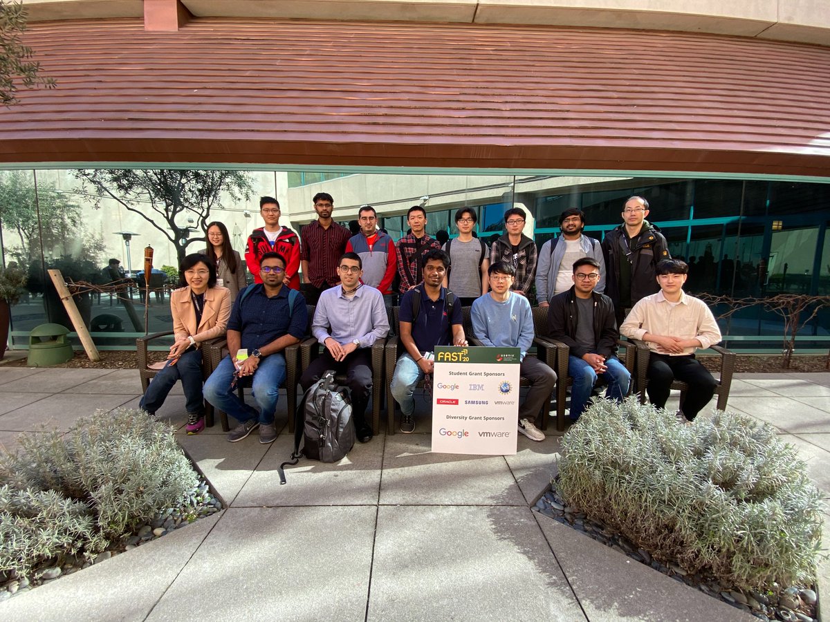 usenix's tweet photo. Thanks to the sponsors of our #fast20 Student Grant and Diversity Grant program! Learn more about these travel grants, including how to apply and how to sponsor: https://t.co/oWJdQiXsuc https://t.co/XPTWkbNqBU