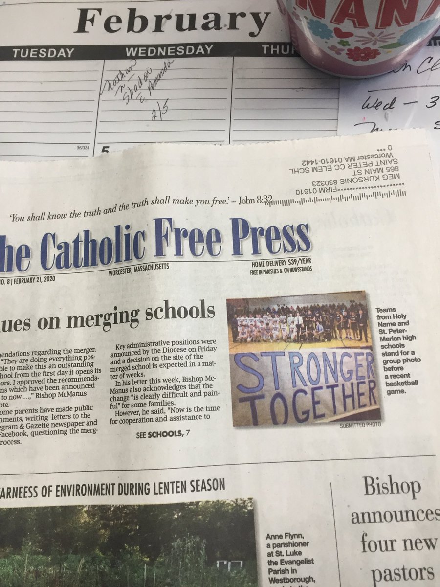 Amy Loin Junior at Holy Name High School made that poster!  Amy Loin is a Holy Name Cheerleader!  Great Job Amy!  😍