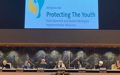 MWLOrg_en's tweet photo. Last week's conference on youth protection from extremist and violent ideas and implementation mechanisms was attended by MPs, parliament speakers, UN ambassadors, an elite of religious and ideological leaders and academics in an effort for global harmony. #MWLinGeneva https://t.co/EQOKJpgq1b