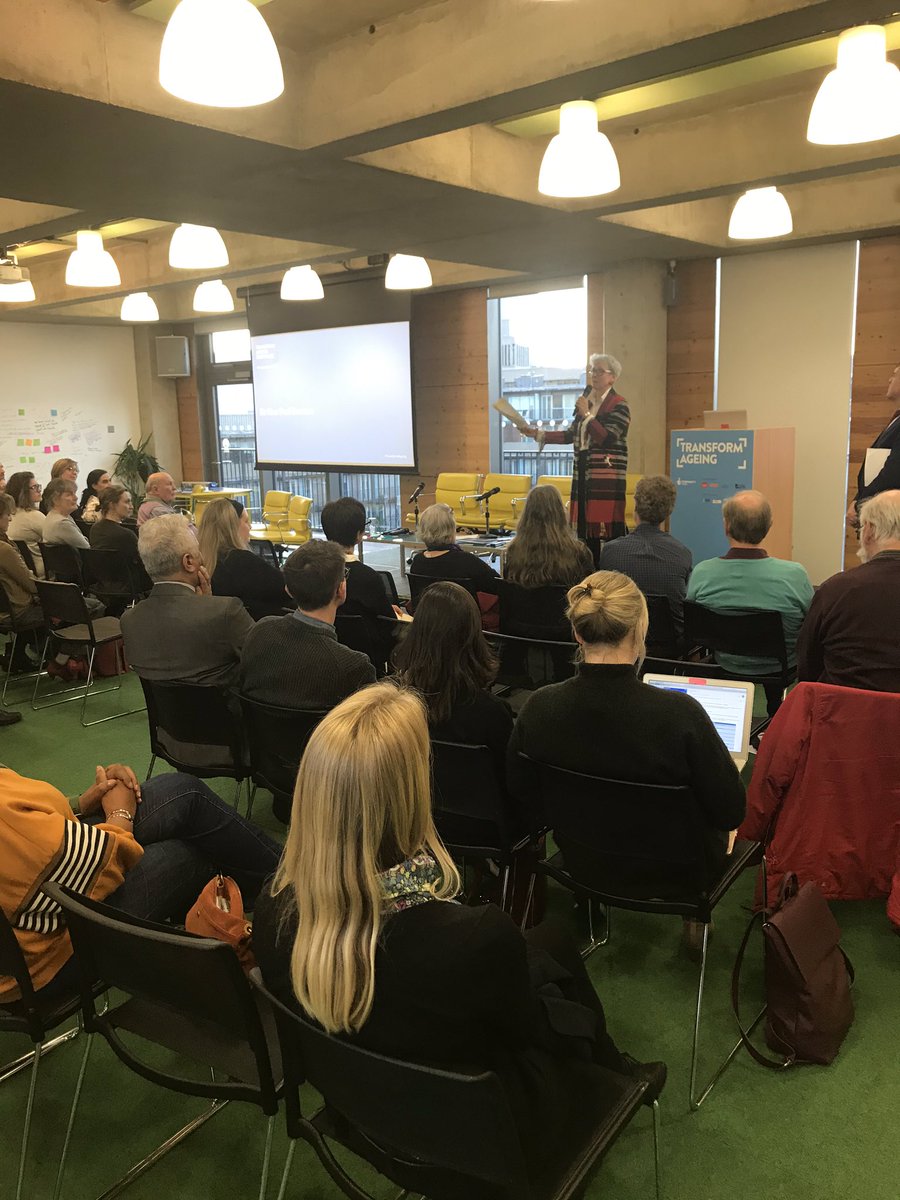 designcouncil's tweet photo. The #TransformAgeing showcase formally ended with a short speech from Rt Hon @PaulBurstow and our CEO @SarahWeirOBE! https://t.co/8kSjQ7A6E6