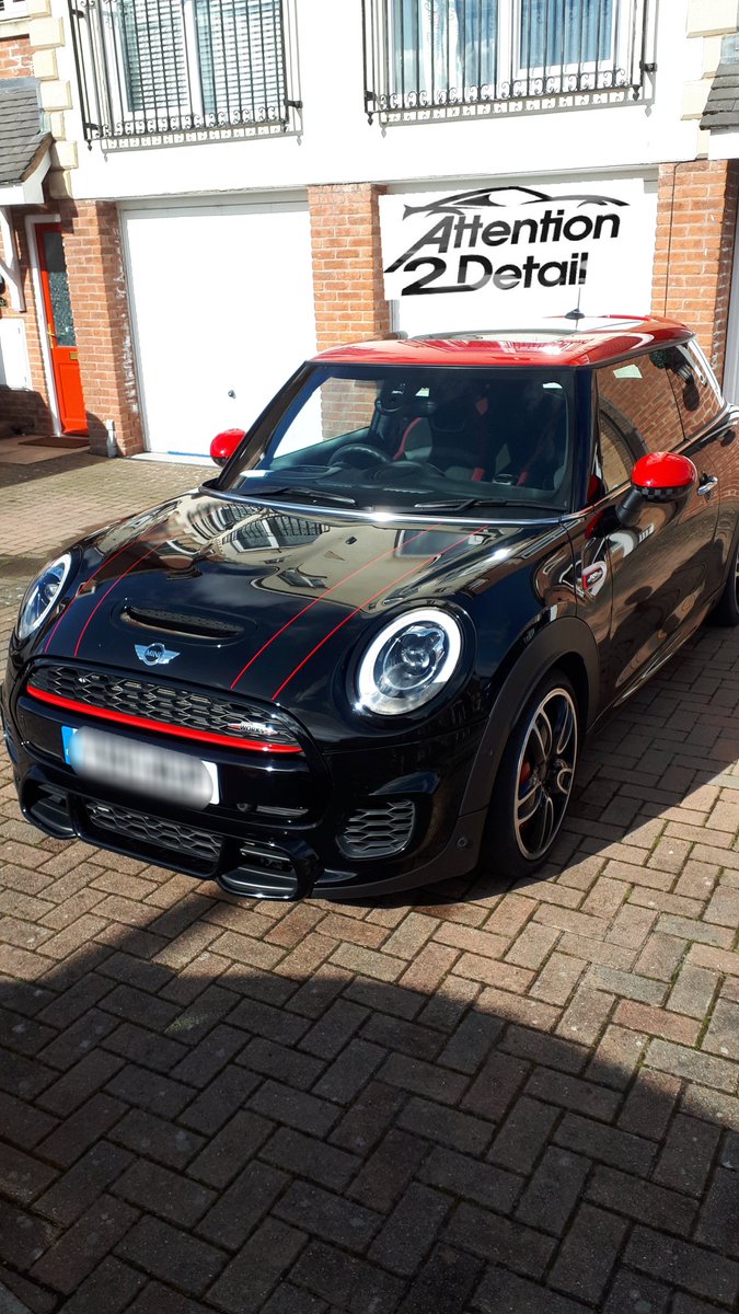 Attention2W's tweet photo. Perfect weather today for #detailing. Stunning John Copper Works #MINI protection detail.
#FLINTSHIRE #DENBIGHSHIRE #CHESHIRE #wrexham 
Hola at me for more info #attention2detail 
#mobilevaleting 
#pvd https://t.co/FKbZXulsTX