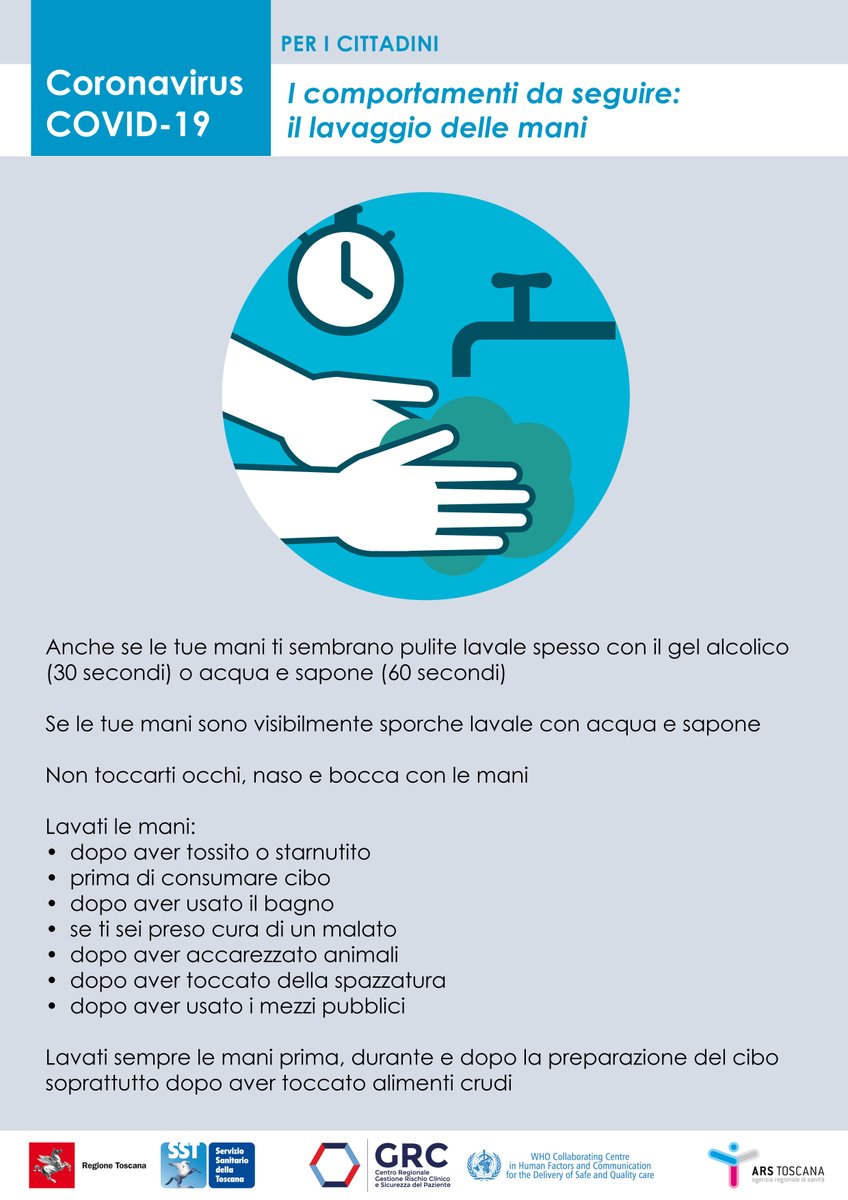 #Coronavirus : i comportamenti da seguire👇👇👇