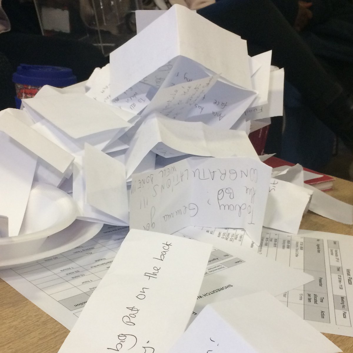 FlipTriangle's tweet image. The team was so excited to open our compliments box! We’ve spent the last month recognising each other’s hard work and times when we’ve felt supported by each other. Amazing to see the genuine appreciation and gratitude shared amongst our team #flipthetriangle #inmanaalwetrust