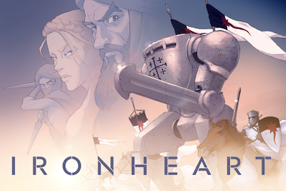 choiceofgames's tweet photo. New game: Ironheart by @wiwyums https://t.co/QAJNYfoL1F Pilot and customize a giant iron war mech in this alternate medieval history! 33% off until March 5! https://t.co/vfoKqenuIs