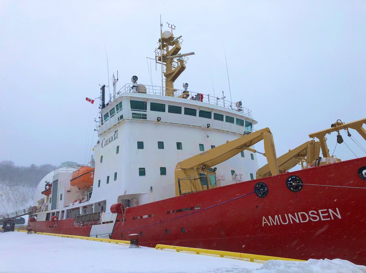 Prêts pour le départ de la Mission scientifique Odyssée Saint-Laurent à bord de l’#Amundsen demain! 
//
Ready for departure on the scientific Mission “Odyssée Saint-Laurent” aboard the #Amundsen tomorrow!