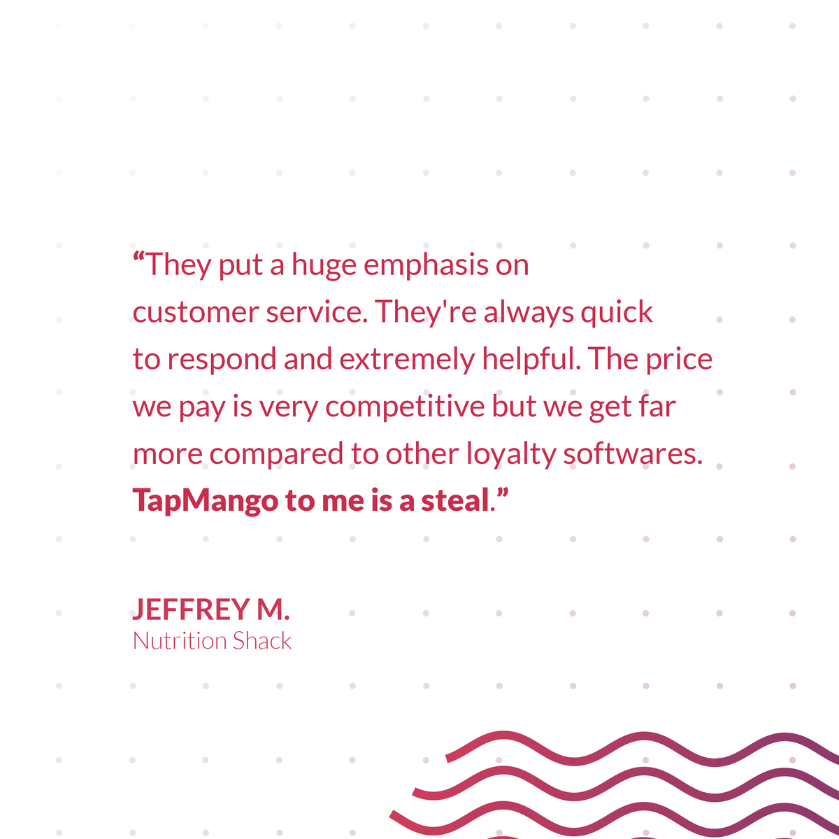 tapmango's tweet image. Your customer loyalty program should feel like a steal! Get the value you deserve with the right team, for the right price. #tapmango #loyalty #poweredbytapmango #smallbusiness #rewards #review #marketing #loyaltyprogram #smallbusiness #localbusiness #livelocal #lovelocal