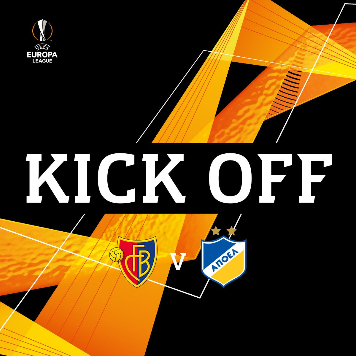 apoelfcofficial's tweet photo. [Kick-off] Άρχισ�� το παιχνίδι στο St. Jakob-Park.
#FCBasel1893 0-0 #APOELFC [agg. 3:0] (#UEL R32-2leg) #BASvAPO #apoelfclive https://t.co/AAX7sXvF2Z