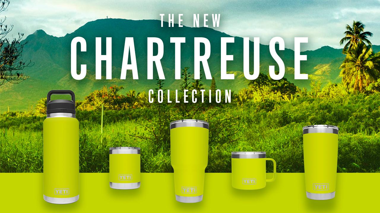 YETI on X: Now Available: Chartreuse. A new can't-miss color inspired by  Hawaii's lush, tropical landscape. Learn more:    / X