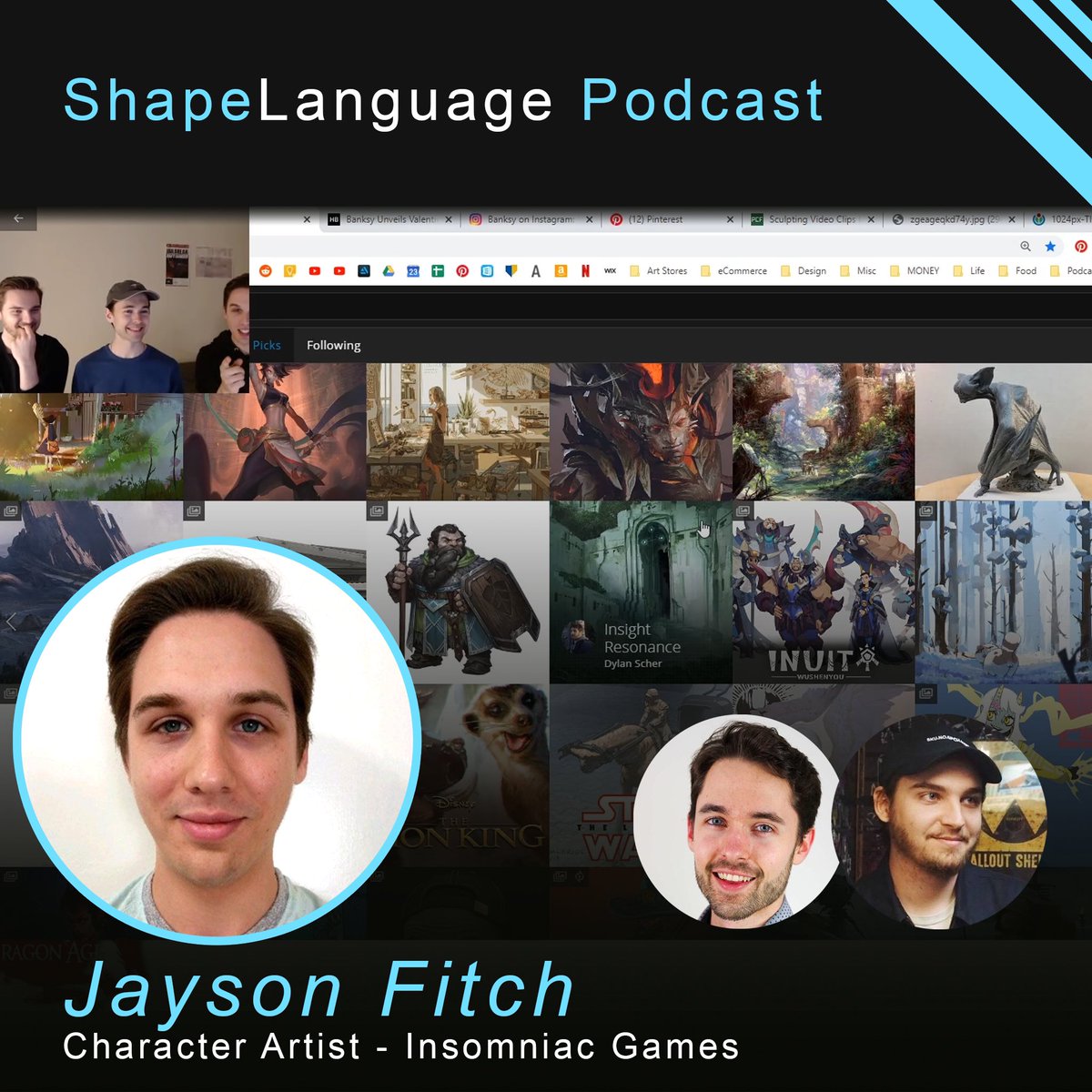 Shape_Language's tweet image. Dropping another fun episode of the Shape Language podcast today! We sat down with recurring guest Jayson Fitch from @insomniacgames and discussed/ admired some great art! Check out the channel in our bio!
#podcast #games #artist #gameart #artstation #student #professional #learn