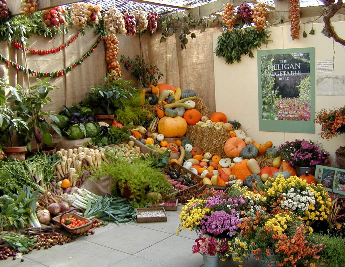 2000 - First ever Heligan harvest display! Pumpkintastic!