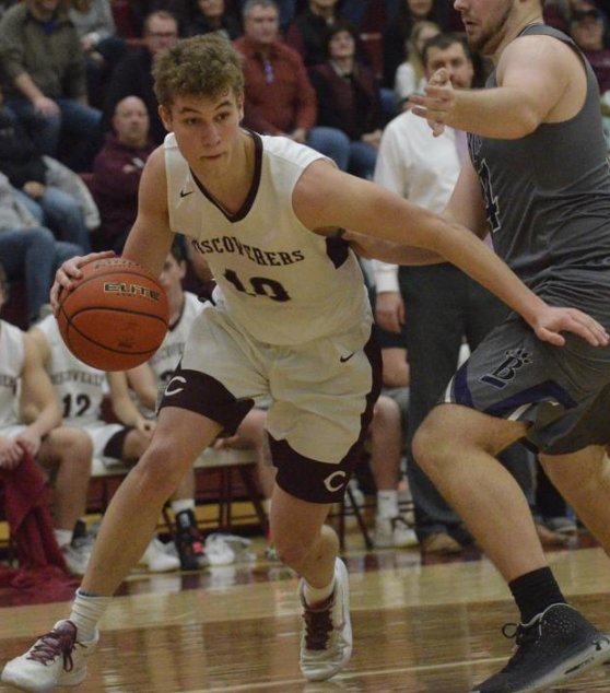 Congrats to senior forward Landon Thompson on breaking the single season school record for steals!  He currently sits at 58!

There is still more to come from # 10! 

#AnchorDown #Brotherhood #TheThief ⚓️⬇️🏀