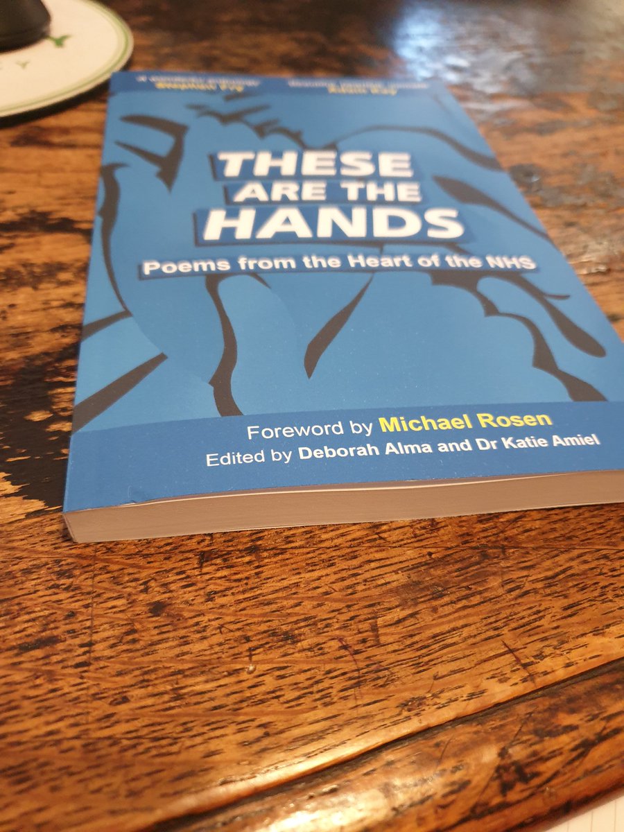 emergencypoet's tweet photo. Oh my goodness!  So excited to see a first proof of 'These Are the Hands'! @Bigger_Pict @fairacrepress @MichaelRosenYes @NHSCharities @lemnsissay @SabrinaMahfouz @samirguglani @M4dkins @rogerbloor @KateClanchy1 @charlycox1 @mollycasespeaks https://t.co/JewJMHMYrG