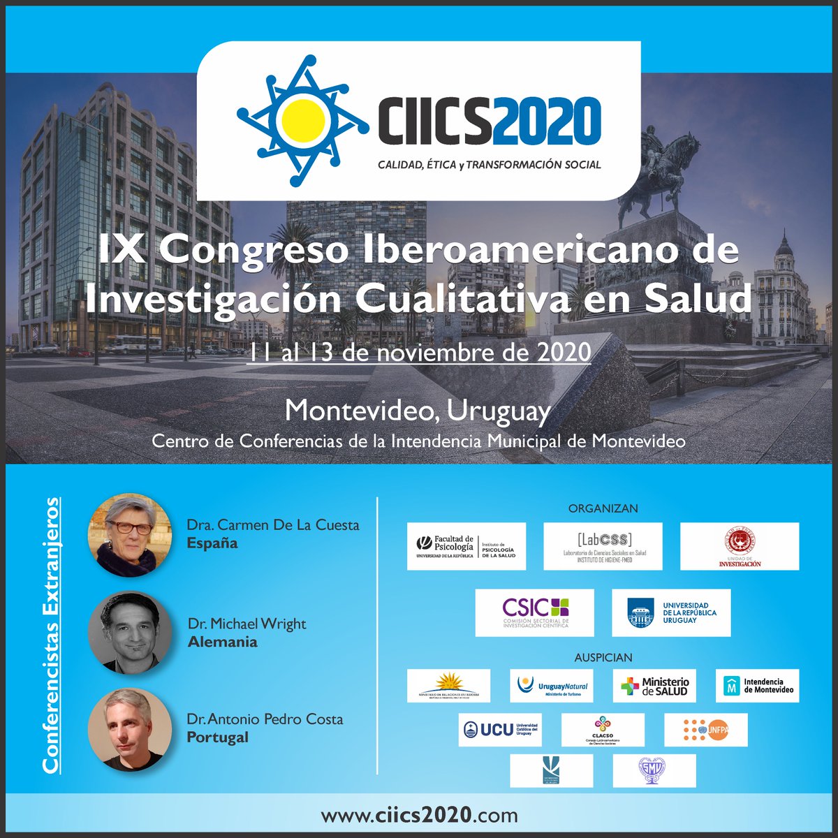 ciics2020's tweet photo. Gracias @UCUoficial por auspiciar el Congreso Iberoamericano de Investigación Científica en Salud #CIICS2020 👏
📥Las inscripciones están abiertas https://t.co/Bz9IKl0vvA https://t.co/CwqBIxkLTb