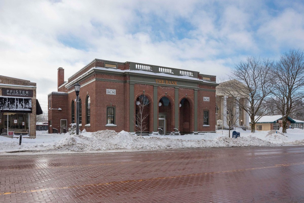 WNYWeddings's tweet photo. Take a peek inside The Bank of East Aurora, opening this April and currently booking weddings 👀 We love the tiled pennies on the floor! See more of the recently restored building: https://t.co/9G3g3hDqqP https://t.co/Y5USFtSqBW