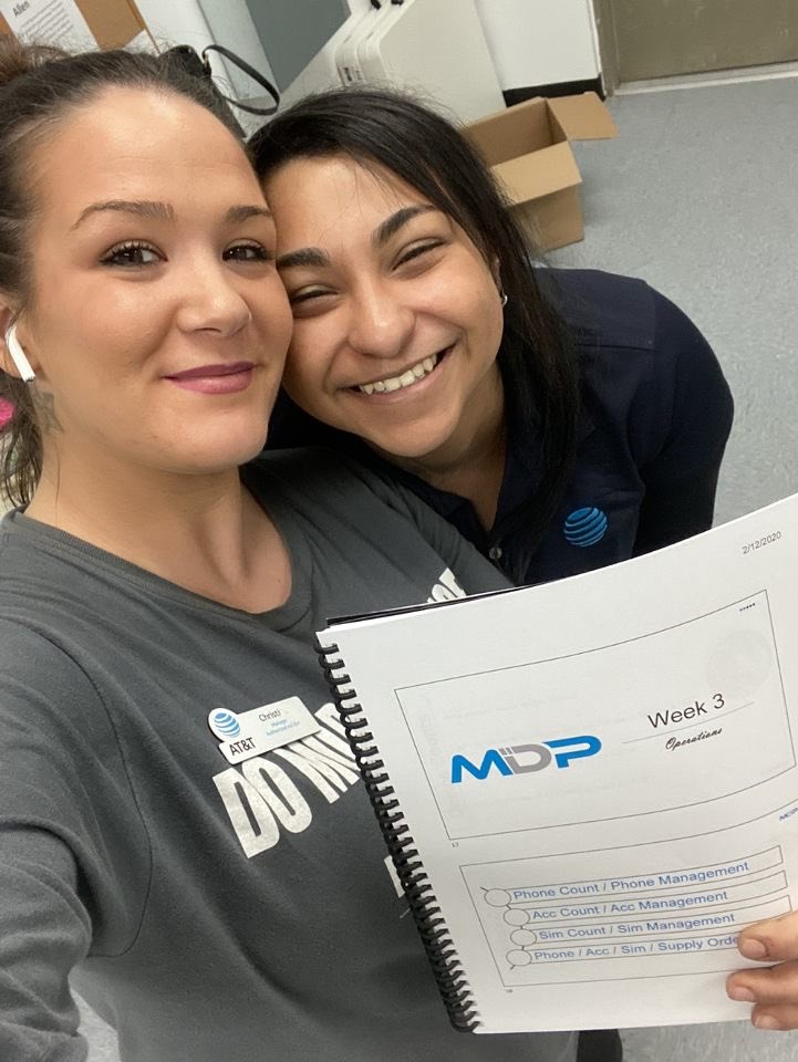 Getting things done over here! MDP training for the win‼️