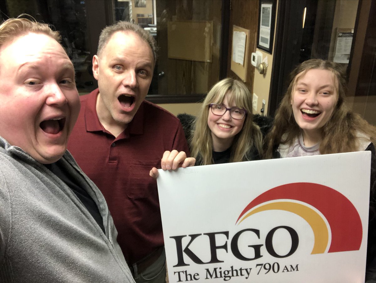DirectorKevinK's tweet photo. Just got off the radio promoting Improvaganza Friday night at 7:30 pm at Fargo North! https://t.co/dmIqiTsVrt