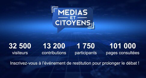 evedx's tweet photo. đłïž Soiree de la restitution de la consultation #Mediasetcitoyens pour renforcer le lien de confiance entre #mĂ©dias et citoyens animĂ©e par @LeaSalame en prĂ©sence des contributeurs et des mĂ©dias partenaires dont @Francetele et @radiofrance
#NotreTele #lien #confiance https://t.co/gAjfDyt5OK