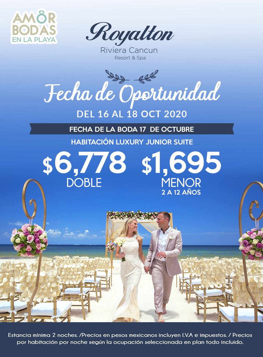 altavoz vena Pila de OLR Mayorista on Twitter: "Paquetes de Bodas- Royalton Riviera Cancun & Palladium Costa Mujeres - https://t.co/bPF5Xc6Y2U https://t.co/f3VWrIZyY5" / Twitter altavoz vena Pila de OLR Mayorista on Twitter: "Paquetes de Bodas- Royalton Riviera Cancun & Palladium Costa Mujeres - https://t.co/bPF5Xc6Y2U https://t.co/f3VWrIZyY5" / Twitter