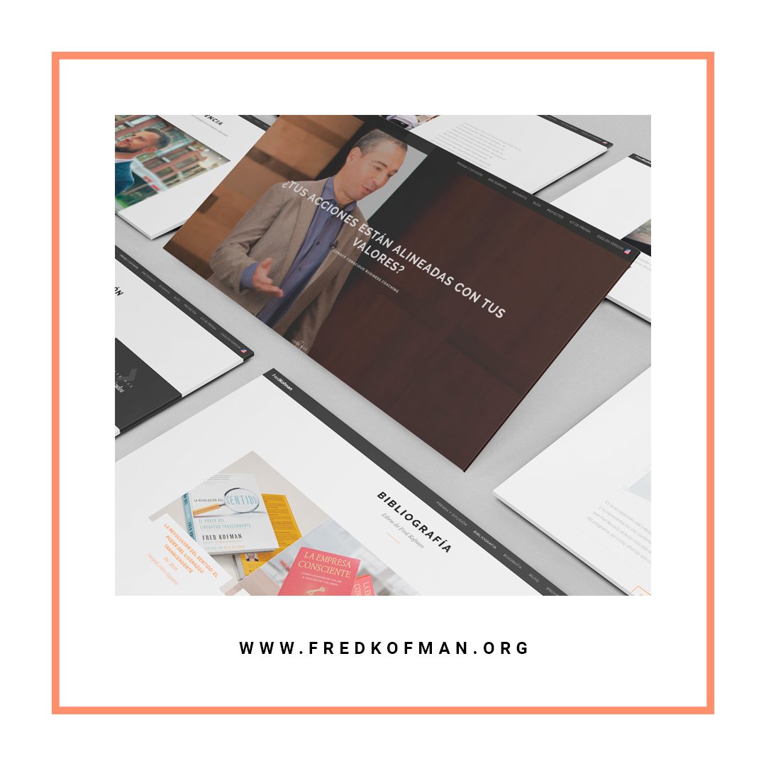 Visita fredkofman.org, mi sitio web oficial. Aquí encontrarás información completa sobre mis libros, nuevos proyectos, conferencias y actividades.
También encontrarás todo lo que necesitas saber para poder asistir al workshop que realizaré este 16 y 17 de mayo en México.