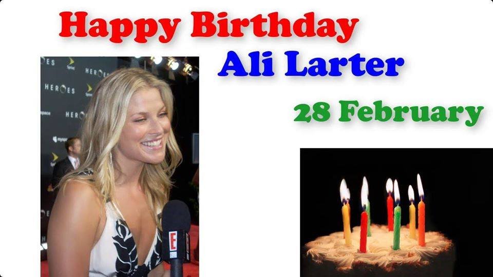 Happy birthday Ali Larter
Happy birthday Evelyne Kandech 