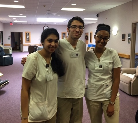 mica_peggy's tweet photo. A great morning shadowing some very talented @CedarRidgeHigh health science students making rounds at the nursing home. They will end the year as Certified Nursing Assistants! @sfloresRRISD @SheriVBonds @RRFutureReady @academiesatcrhs  @RoundRockISD #CTEMonth @texascte @JKimRRISD https://t.co/GknQ6aDo2Q
