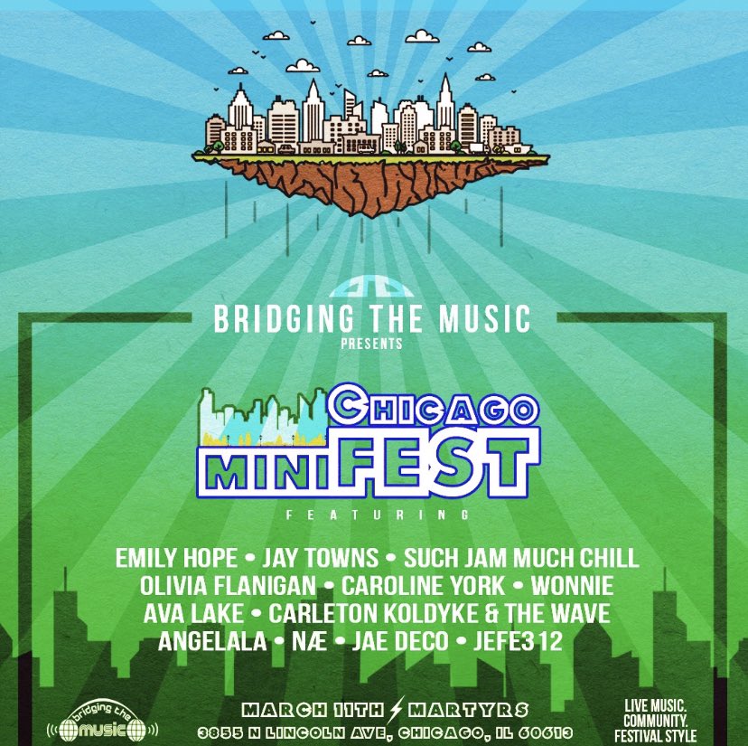 Join us at <a href="/martyrslive/">Martyrs'</a> on March 11th for Chicago miniFEST!
Doors @ 6pm

#chicago #minifest #chicagolocalmusic #chicagolivemusic #livemusicchicago #chicagofestivals #chicagoevents #chicagomusic #chicagopopup #popupfestival #popupconcert #popupevent #chicagoconcerts #feelgoodevent