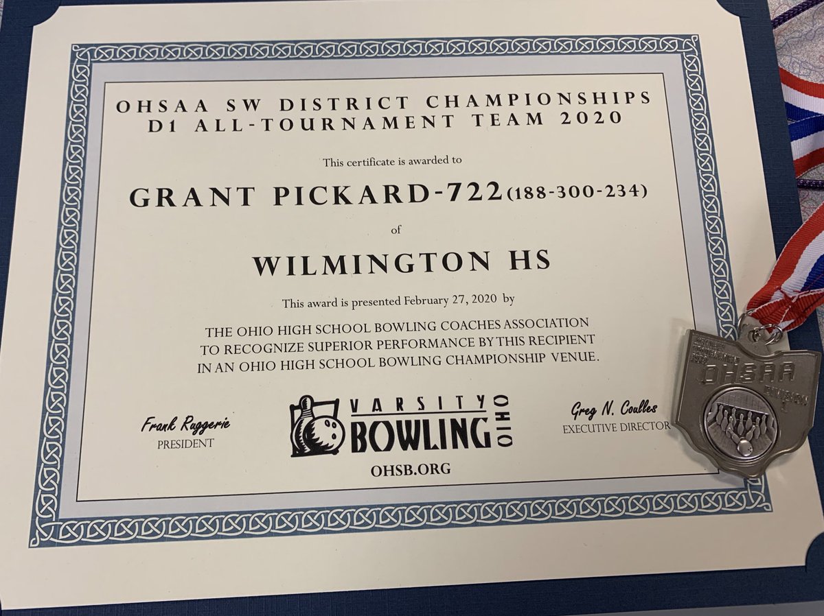 All District Tournament Team-Grant Pickard