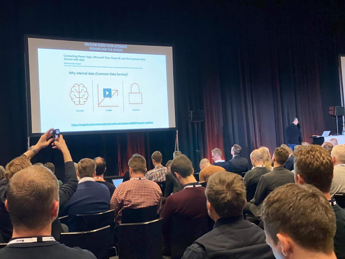 sergeluca's tweet photo. Thank you all for attending my #powerplatform #CDS and #powerplatform governance sessions. Great audience, tons of questions #ignite #copenhagen #powerapps #PowerAutomate #shareql https://t.co/QSNuiObpDt