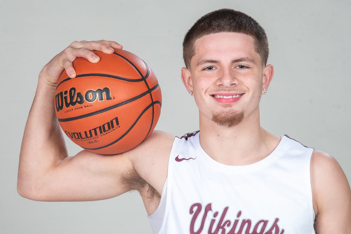 ngpreps's tweet photo. Thursday's Faces of Winter: Delrey Crowder of @DHSVikings118 boys' basketball, which will take on Bloomington in Wednesday's Class 3A Bloomington Regional semifinals #NGMedia https://t.co/xPQu1Aiktn
