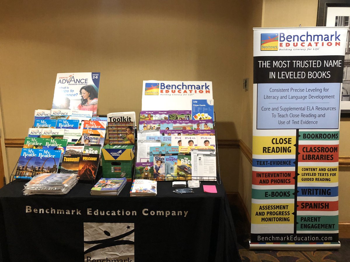 We’re supporting NC CEC today with resources from Benchmark Education Company!!  <a href="/BenchmarkEdu/">Benchmark Education</a>