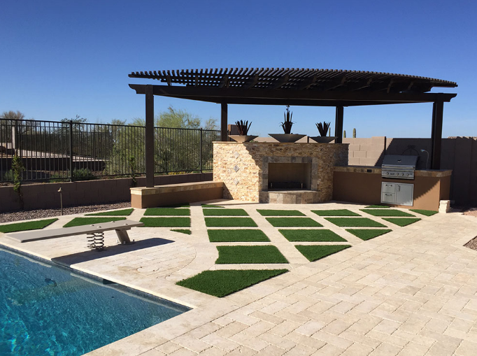 Here at Taylor Made Pools, we like to create backyard spaces that are functional and unique – you won’t see cookie-cutter pools and backyard spaces from us! #CustomPool #UniquePool
