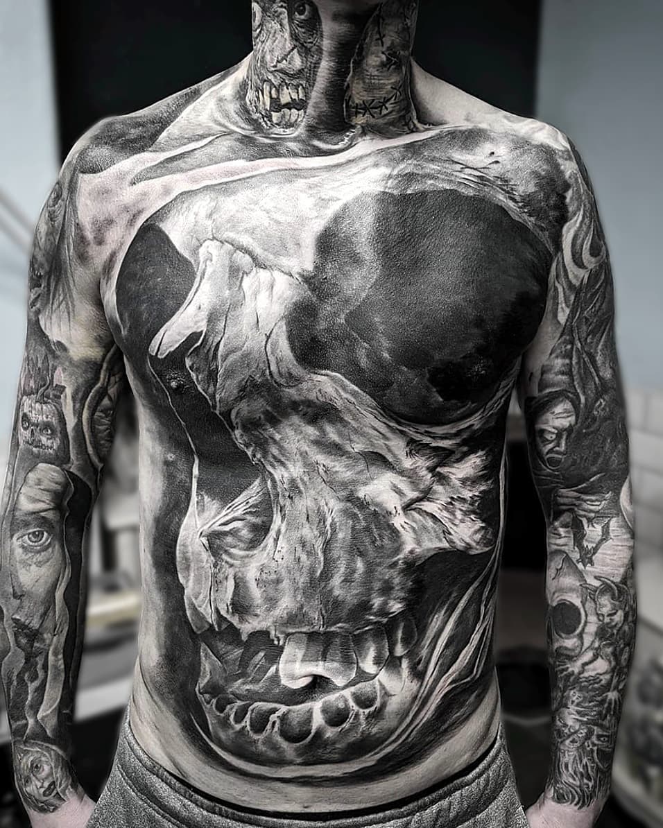 Large Skull Tattoos