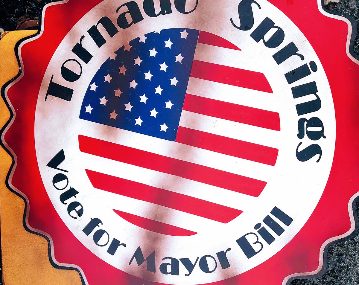 Evening y'all. Hope you guys are enjoying the sweet sounds of the Springs here on <a href="/RadioZ106/">Radio Z106</a> . It surely looks like <a href="/TS_Mayor/">Mayor Bill</a> is here for a second successful term after leading the town redevelopment #votemayorbill #tornadosprings 🗳️💼🌪️