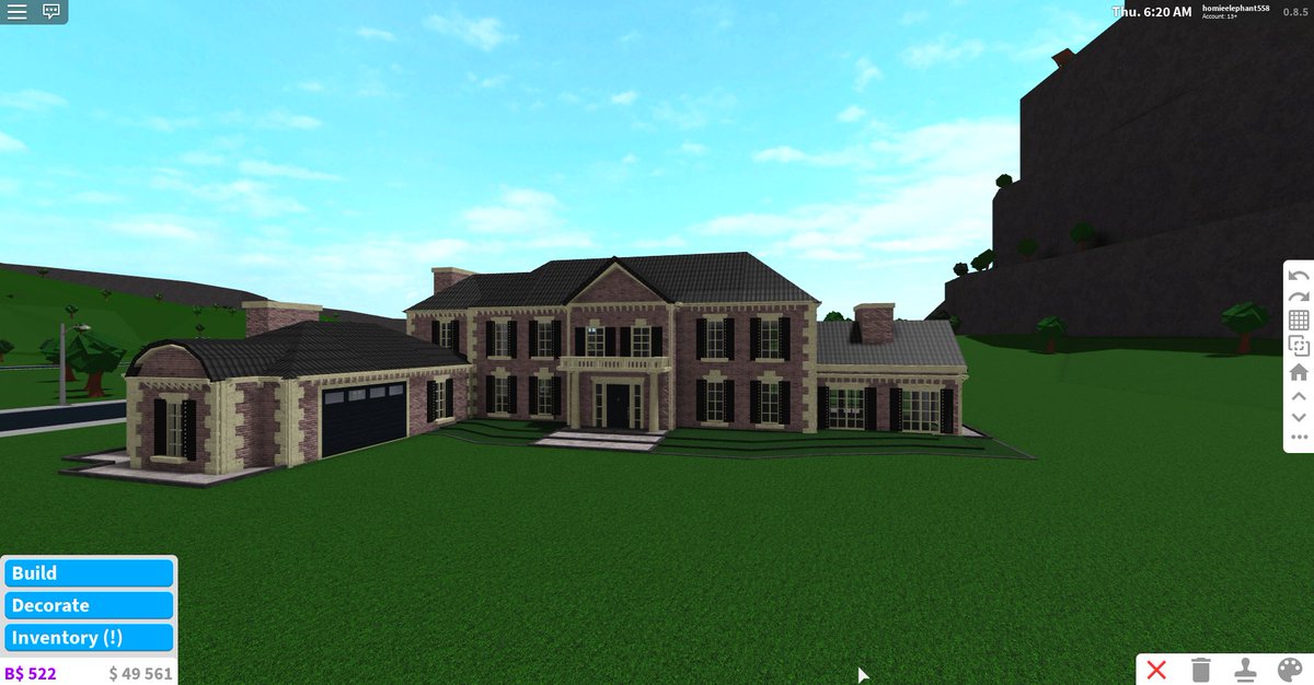 Roblox Bloxburg How To Build A Mansion