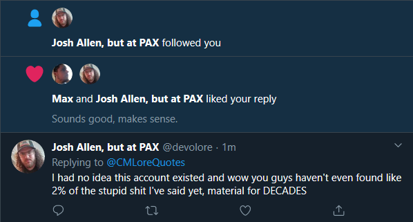 CMLoreQuotes's tweet image. Makes a lot of sense, sounds really good.