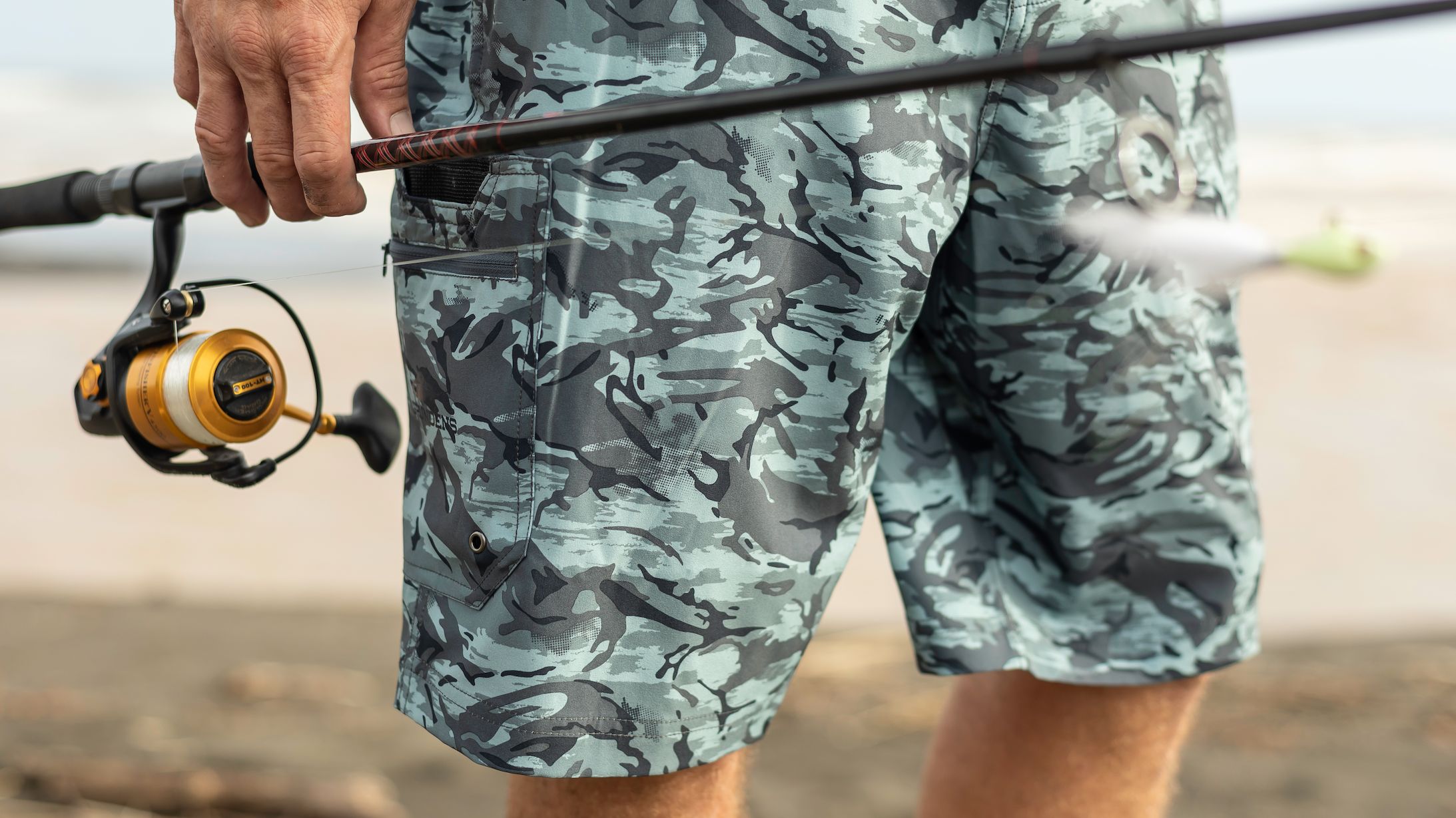 Grundéns on X: All new Fish Head Boardshorts! Built for versatility, these  boardshorts offer a UPF 30 rating, a built-in pliers holster, several  pockets, and plenty of stretch for mobility — perfect