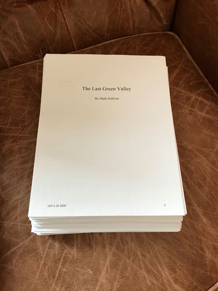 Still lots left to do but after two years I have a working draft of THE LAST GREEN VALLEY!