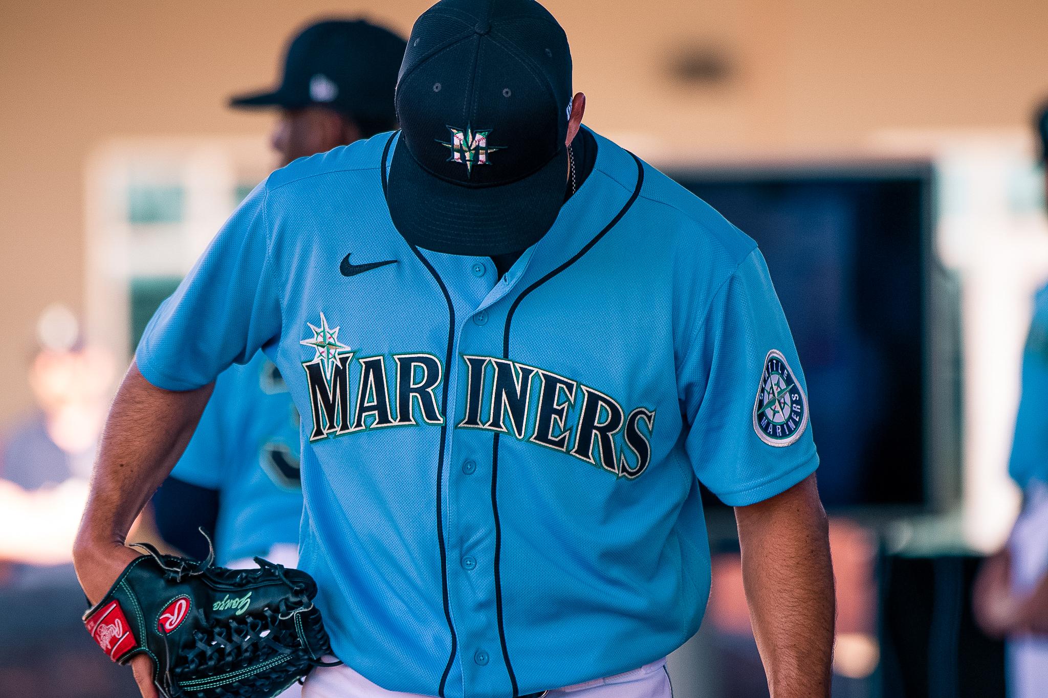 Mariners cheap blue jersey
