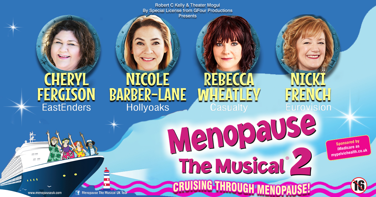 CRUISING THROUGH MENOPAUSE / @MenopauseUKTour
@cherylfergison1 @nicolebarberlan @beckawheatley @NickiFrenchie
27/2 @scarboroughspa
28/2 @DoncasterDome
29/2 @NewTheatreHull
1/3 @WolvesGrand
3/3 @NewWimbTheatre
4 / 5-Mar @The_Garrick
6 @RHYLPAVILION
https://t.co/ENSpqdPcEe https://t.co/qCtULItpnA