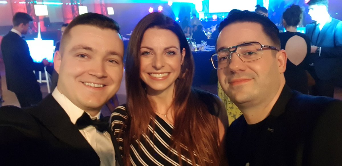 wojmazur's tweet photo. #EUcontentAwards with @basgr and @Olgandrienko 💪 https://t.co/DphfD34XrG