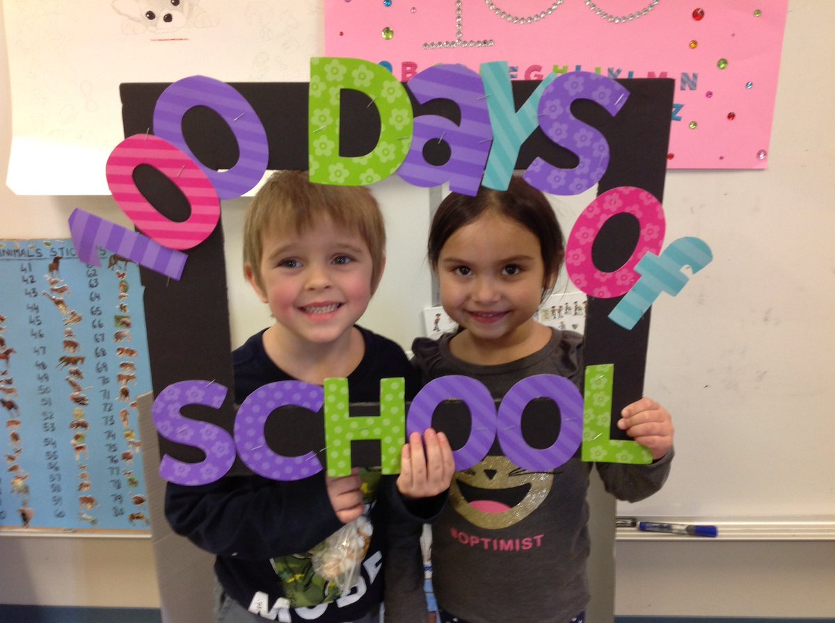 ParkviewEY's tweet photo. Happy 100th Day!! https://t.co/8zLwVbhVMW