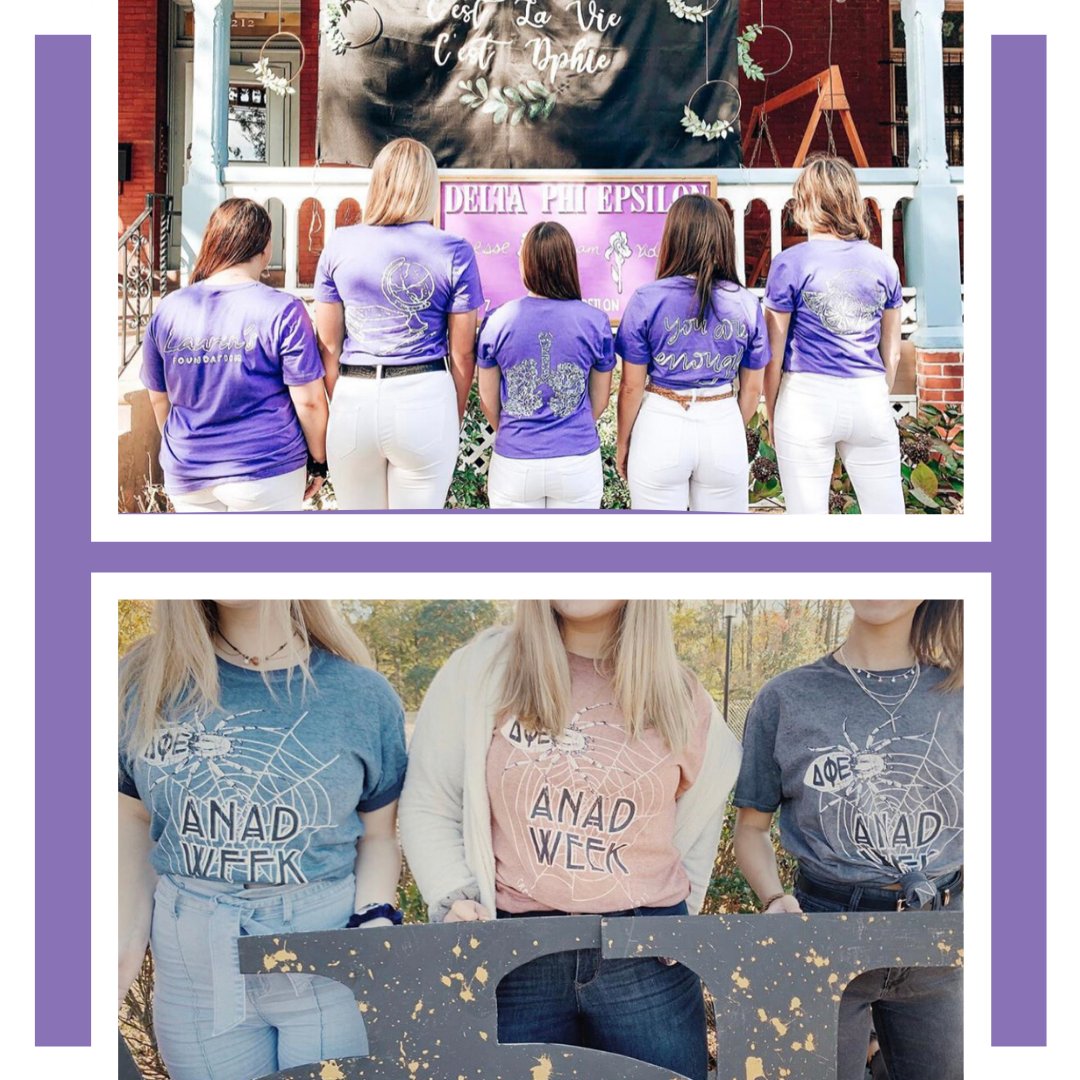 ANADHelp's tweet photo. While we're celebrating #EatingDisorderAwarenessWeek, @DPhiEIHQ chapters across the country have been putting on #ANADWeek, and raising awareness for eating disorders on their college campuses. Delta Phi Epsilon has been a philanthropic partner of ANAD's since 1985! https://t.co/NWcUM8r1cy