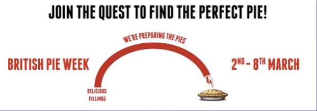 We’re getting PSYCHED for #British #Pie #Week next #Monday 🥧🥧🥧🥧