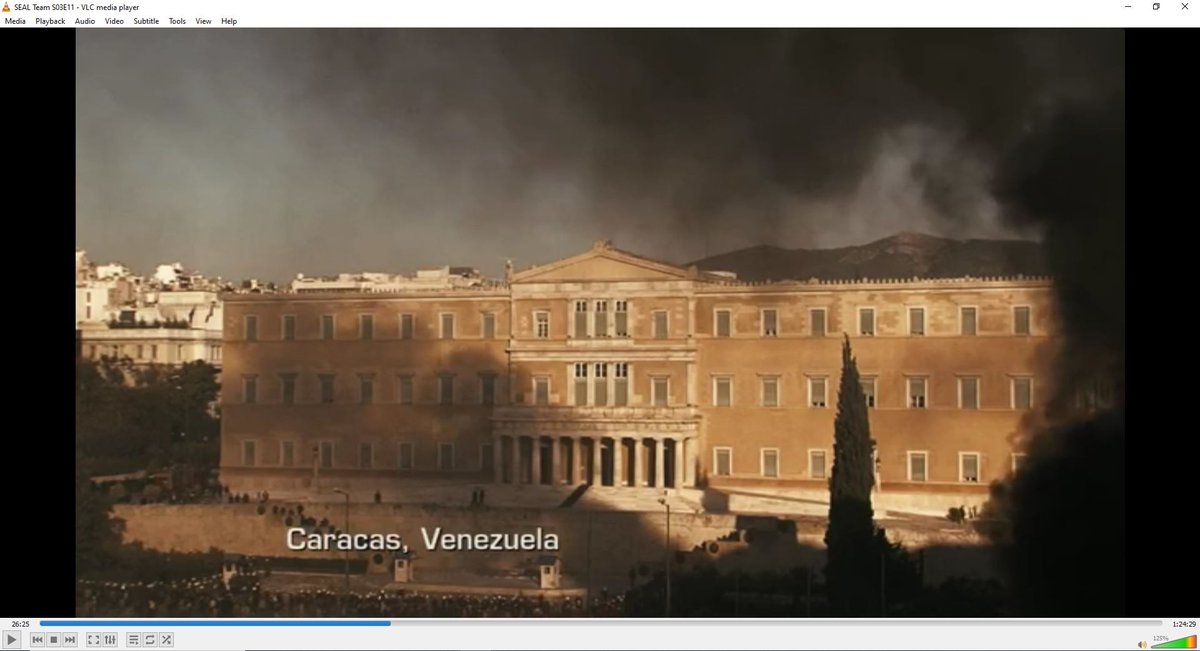 ...when the Greek parliament is at Caracas Venezuela!
YOU HAD ONE JOB! 
 #SEALTeam #SEALTeamCBS