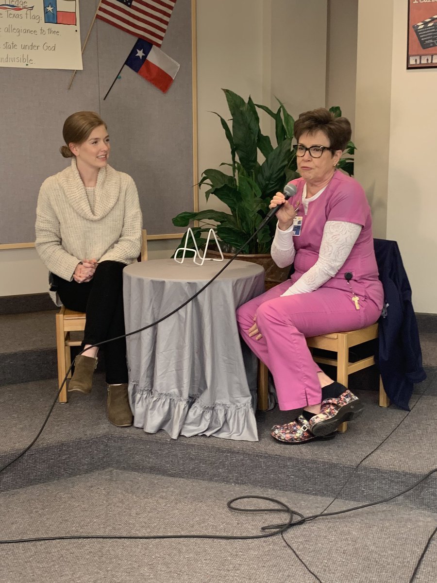 bhe_lions's tweet photo. It’s T24 Thursday on BHE TV! Nurse Douthit joined Mrs. Farber to talk about careers in health science. #BHELearns https://t.co/H2dno6f0D8