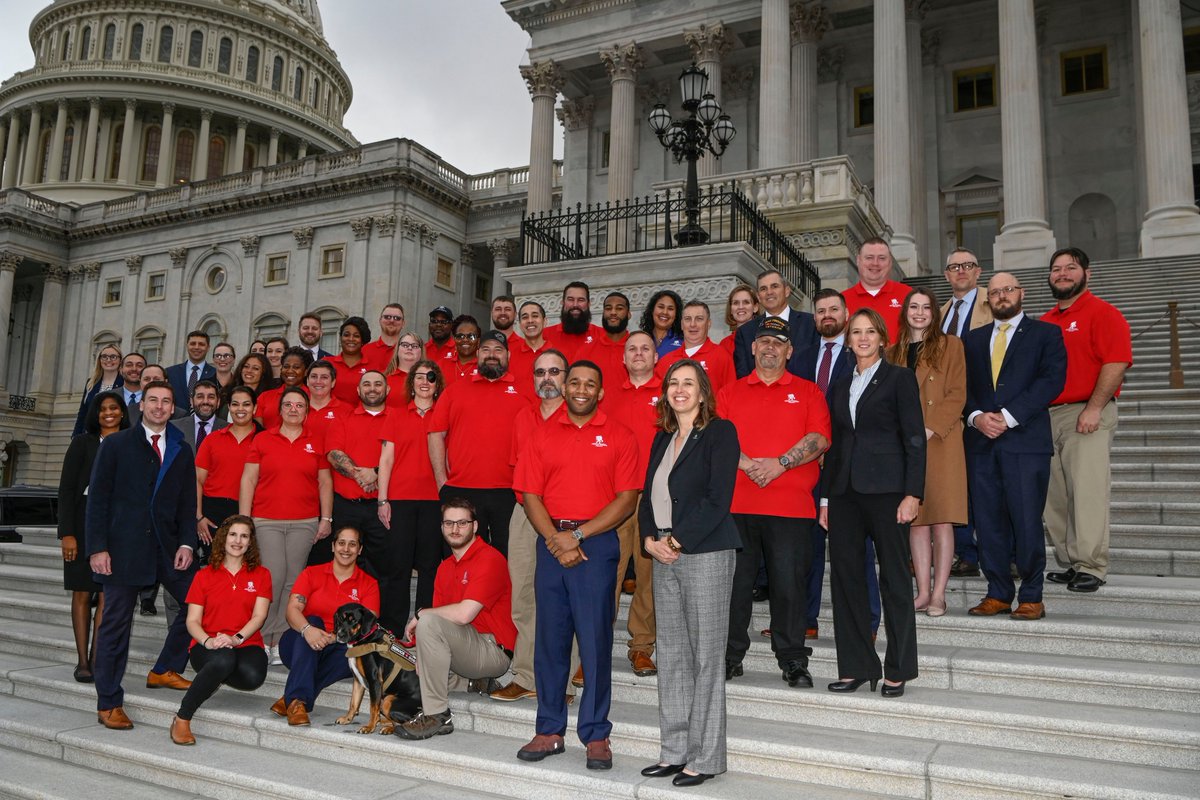 WWP_DC's tweet photo. 26 warriors from 18 states with 1 mission! #OperationAdvocacy. A huge thank you to the Representatives, Senators, and staff who took the time to meet with us this week! 🇺🇸 https://t.co/gXfy4nWzYL