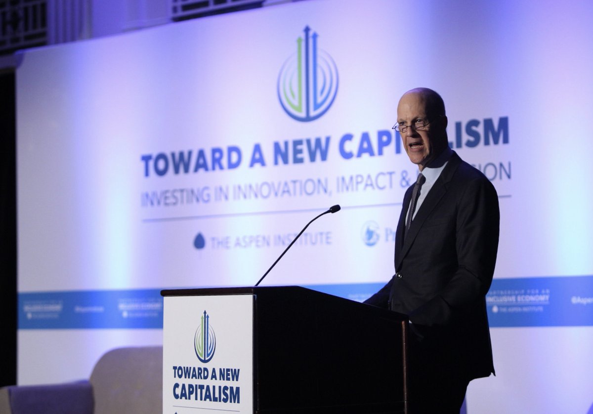 AspenInstitute's tweet photo. “One of the ways in which we make lives better is by bringing a wider, more diverse set of financial wellness tools to a wider and more diverse set of people,” -Charles F. Lowery, CEO of @Prudential Financial. Tune in live:  https://t.co/qRqclQR4bi  #NewCapitalism https://t.co/JUwdVxDTsa