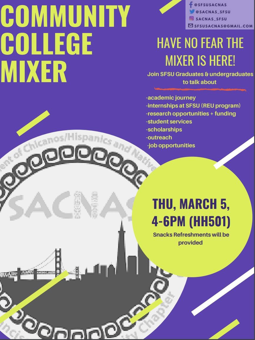 SACNAS @ SFSU tweet media