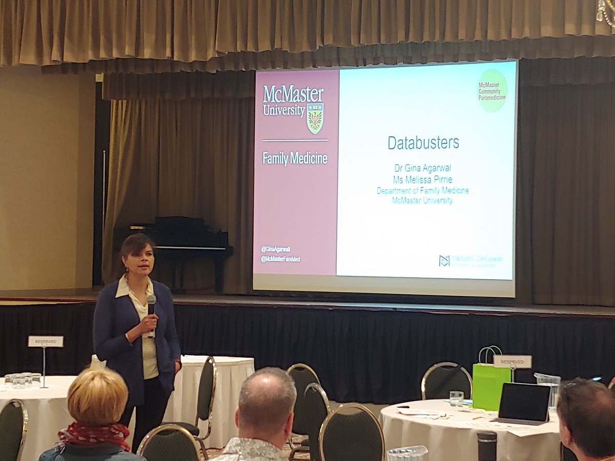Ontario CP Secretariat (@ocpsecretariat) on Twitter photo To finish off todays workshop, we are thankful to have <a href="/GinaAgarwall/">Gina Agarwal</a> and Melissa Lorrie from <a href="/CPatClinic/">Community Paramedicine at Clinic</a> present of what can be done with all the Community Paramedicine data that's collected and how to evaluate your programs
Watch live - Databusters workshop 2:45 - 4:00 To finish off todays workshop, we are thankful to have <a href="/GinaAgarwall/">Gina Agarwal</a> and Melissa Lorrie from <a href="/CPatClinic/">Community Paramedicine at Clinic</a> present of what can be done with all the Community Paramedicine data that's collected and how to evaluate your programs
Watch live - Databusters workshop 2:45 - 4:00